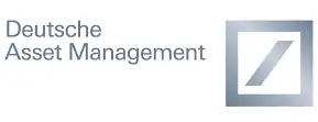 Deutsche Asset Management logo with the company name in gray text and a square icon containing a diagonal line on the right.