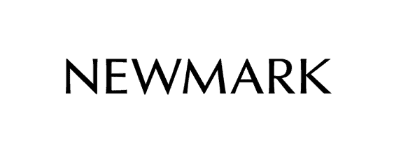The word "NEWMARK" in bold, black, all-capital letters on a light gray background.
